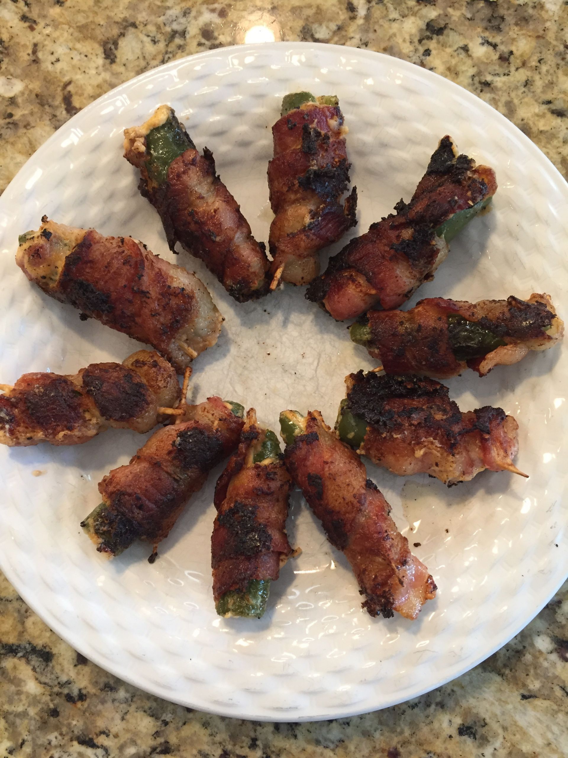 Grilled Bacon Wrapped Jalapeno Poppers
 Grilled Bacon Wrapped Jalapeño Poppers