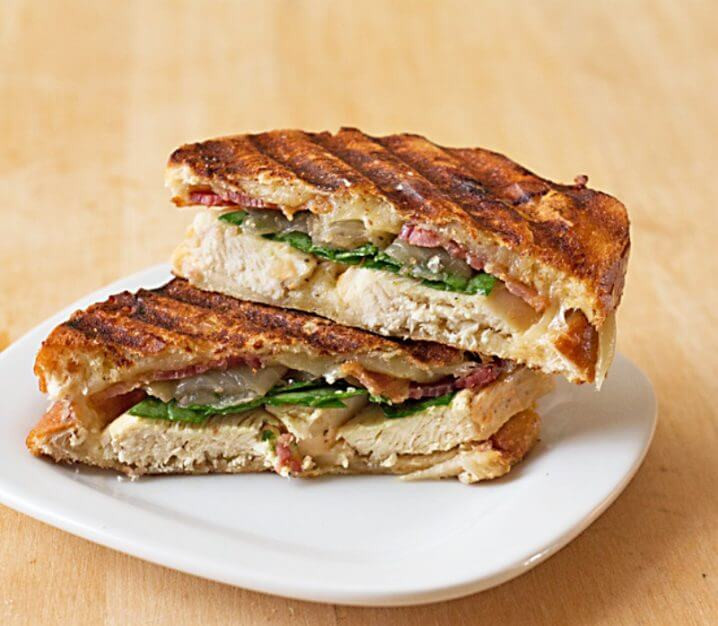 Grilled Chicken Panini Recipes
 Grilled Chicken Bacon ion Panini Sandwich
