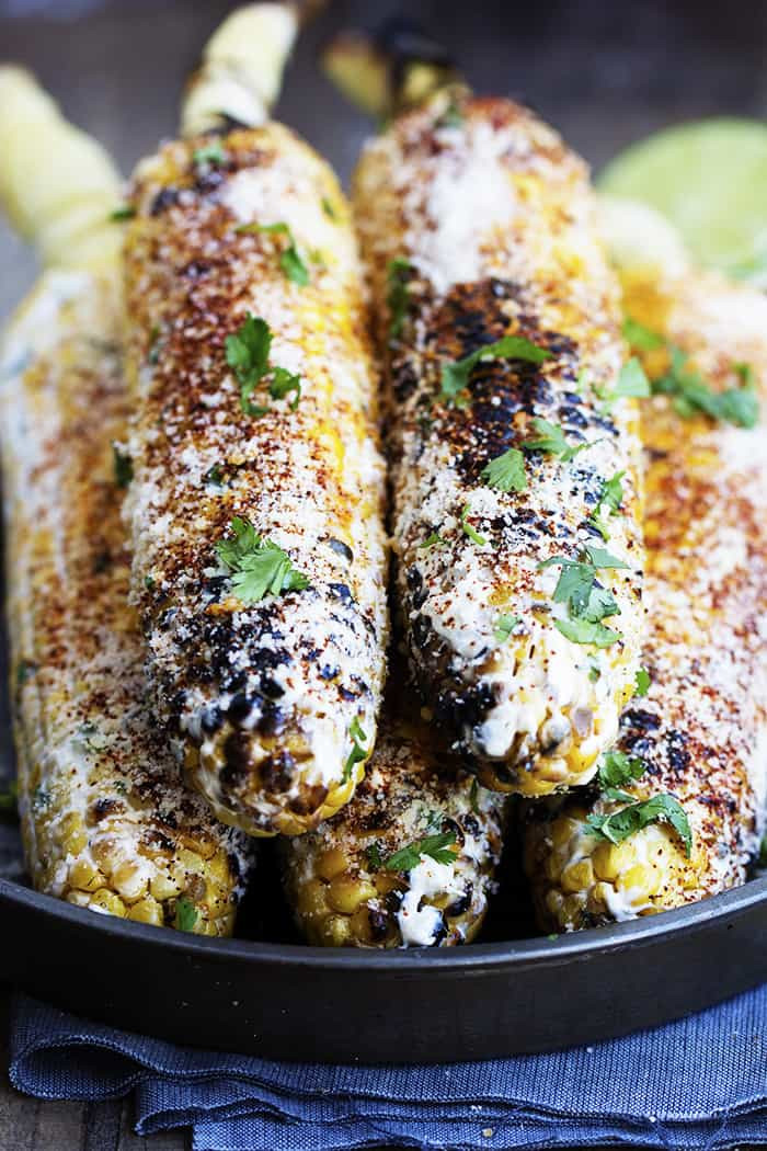 Grilled Mexican Street Corn
 Grilled Mexican Street Corn