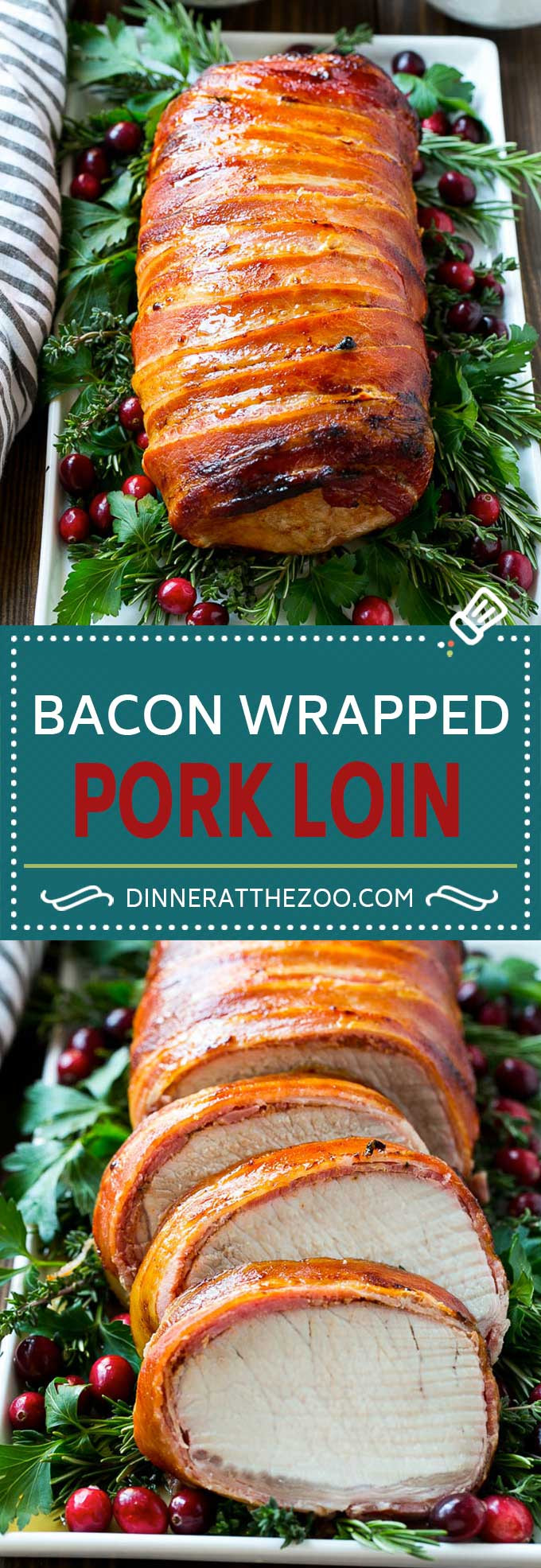 Grilled Pork Loin Roast Recipes
 Bacon Wrapped Pork Loin Dinner at the Zoo