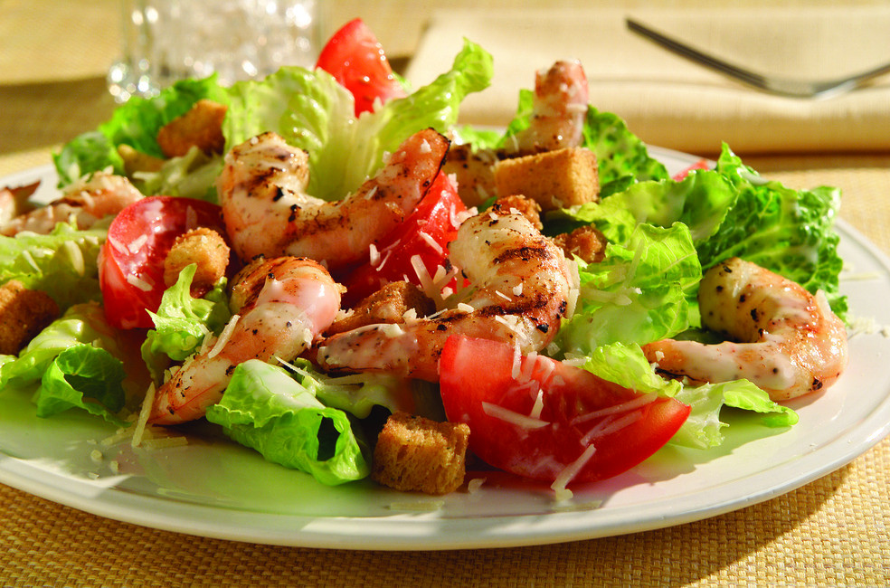 Grilled Shrimp Caesar Salad
 Grilled Shrimp Caesar Salad My Food and Family