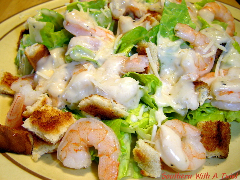 Grilled Shrimp Caesar Salad
 Southern With A Twist Grilled Shrimp Caesar Salad