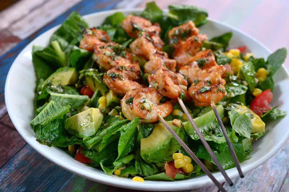 Grilled Shrimp Salad Recipes
 Grilled Shrimp Taco Salad Life s Ambrosia