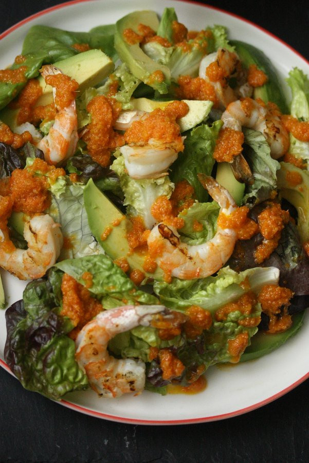 Grilled Shrimp Salad Recipes
 Grilled Shrimp Salad Recipe with Avocado and Carrot Ginger
