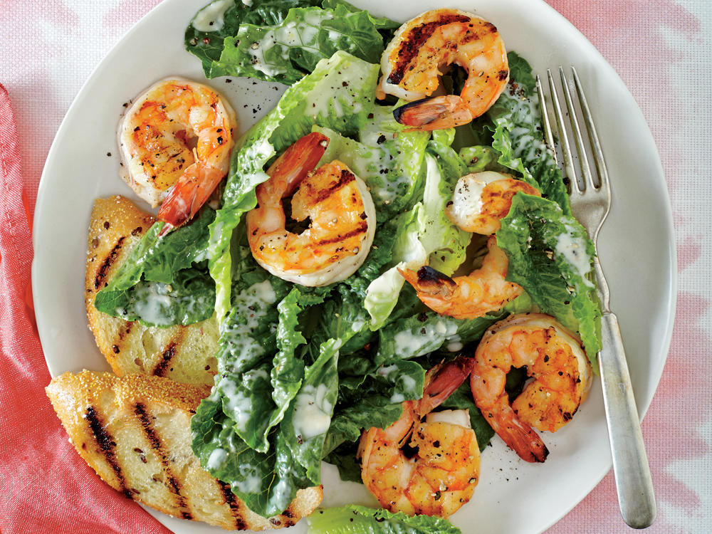 Grilled Shrimp Salad Recipes
 Grilled Shrimp Caesar Salad Recipe
