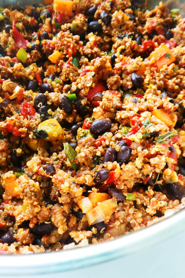 Ground Beef And Quinoa
 Ground Beef Dinner Skillet Recipe Easy & Healthy Her