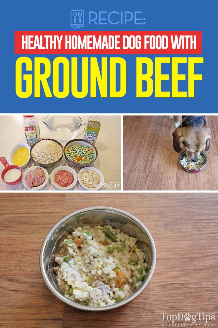 Ground Beef Dog Food Recipe
 Healthiest Homemade Dog Food with Ground Beef Recipe