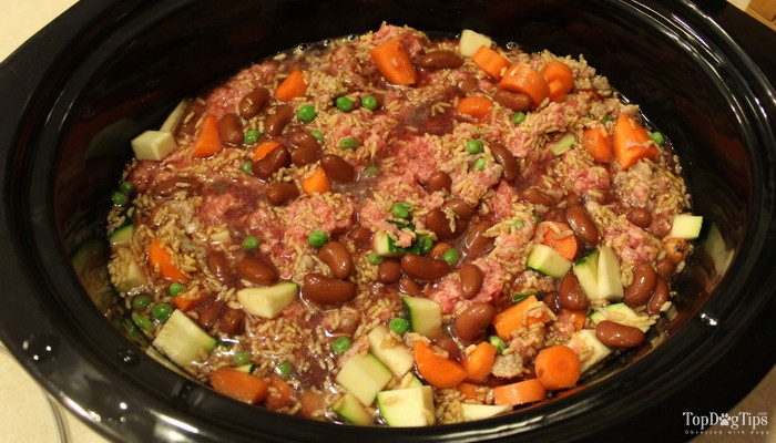 Ground Beef Dog Food Recipe
 Beef and Rice Crock Pot Homemade Dog Food Recipe Video