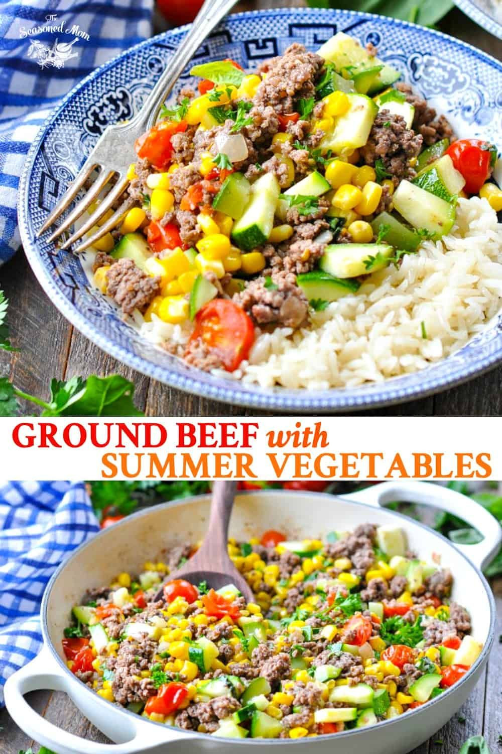 Ground Beef Summer Recipe
 Ground Beef Dinner with Summer Ve ables