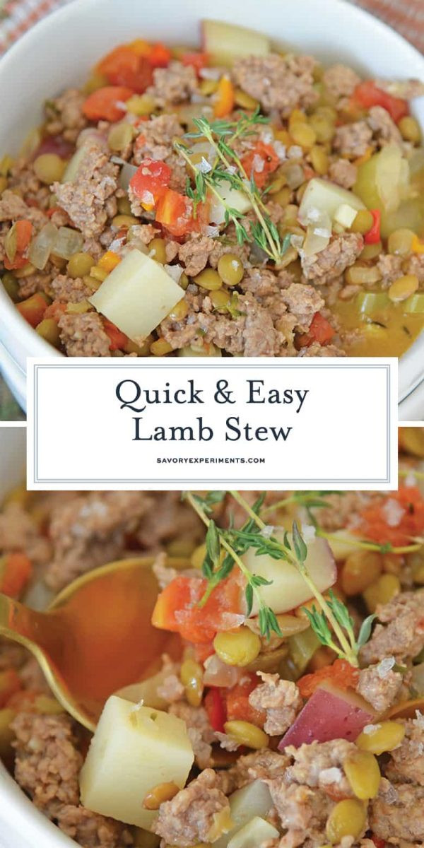 Ground Lamb Stew
 Easy Lamb Stew
