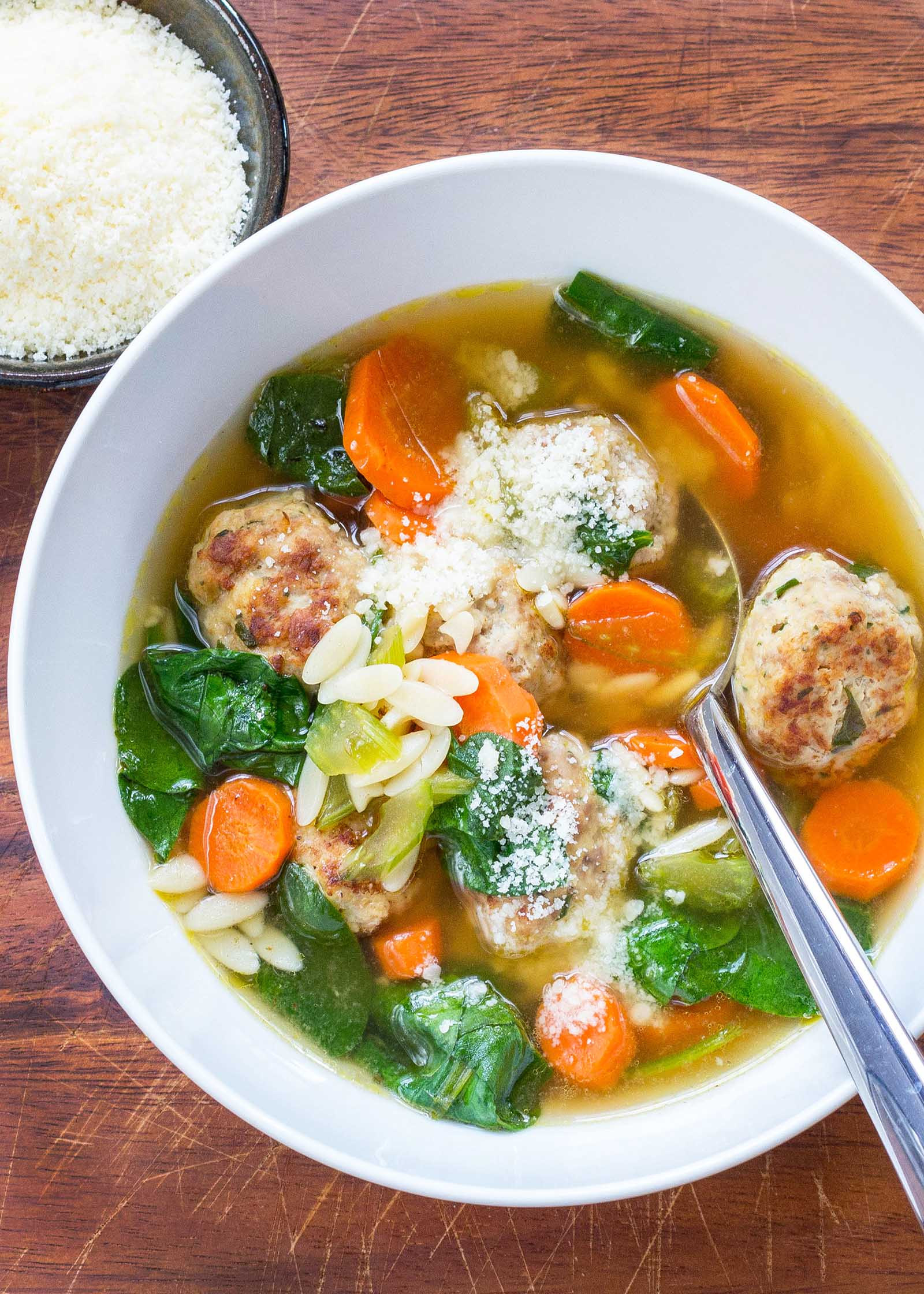 Ground Turkey And Spinach Recipes
 Turkey Meatball Soup with Spinach and Orzo Recipe