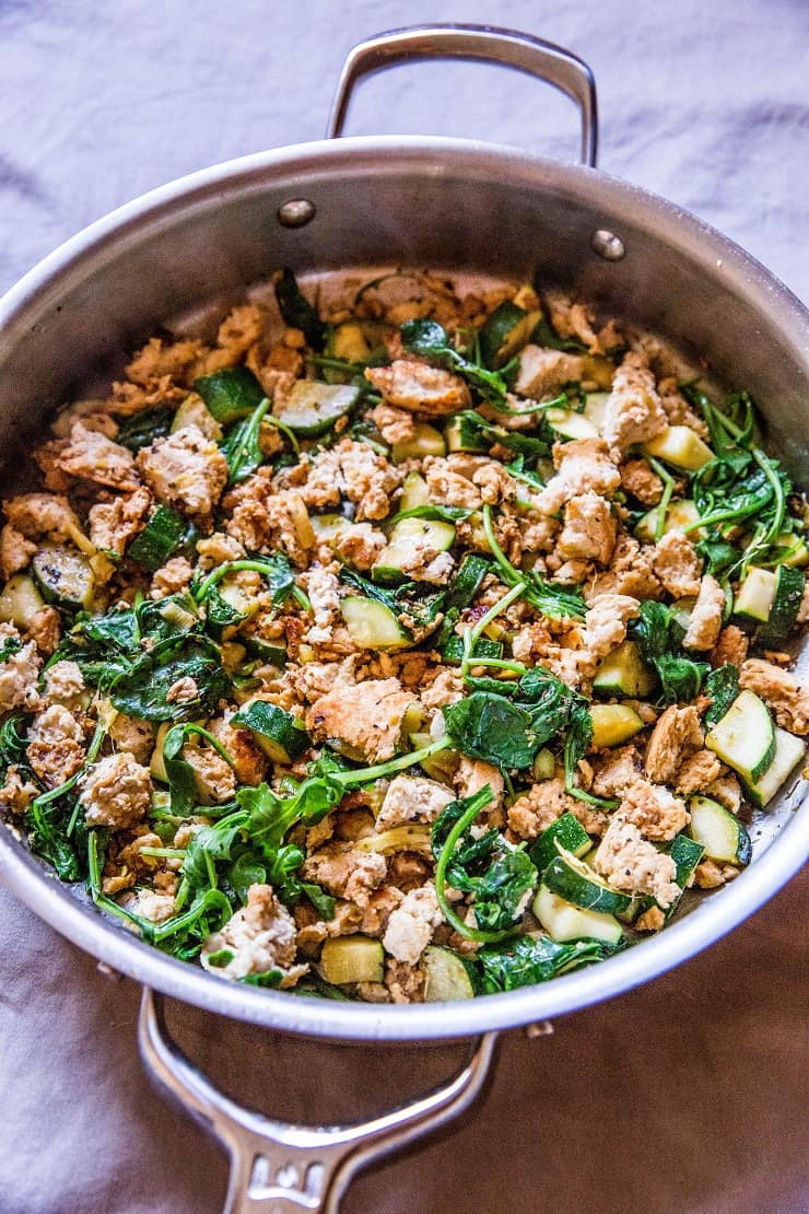 Ground Turkey And Spinach Recipes
 Zucchini and Ground Turkey Skillet The Roasted Root