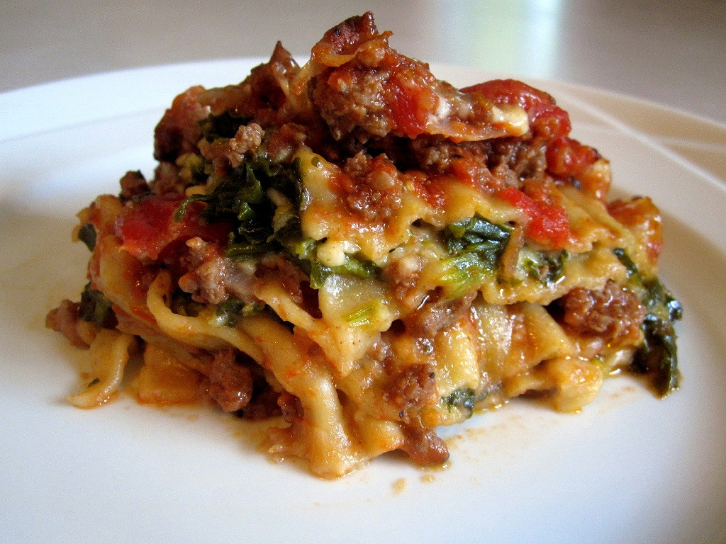 Ground Turkey And Spinach Recipes
 Turkey and Spinach Lasagna