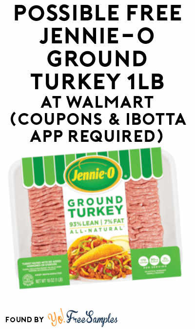 Ground Turkey Coupons
 Possible FREE Jennie O Ground Turkey At Walmart Coupons