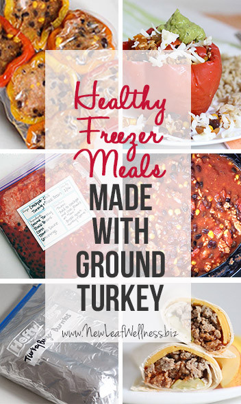 Ground Turkey Freezer Meals
 5 Healthy Freezer Meals Made With Ground Turkey