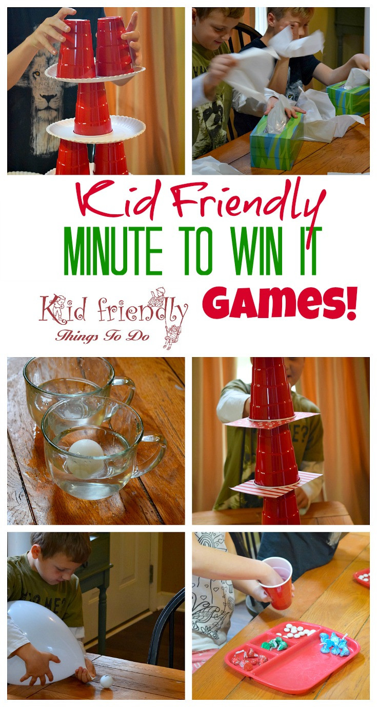 Group Christmas Party Ideas
 Kid Friendly Easy Minute To Win It Games for Your Party