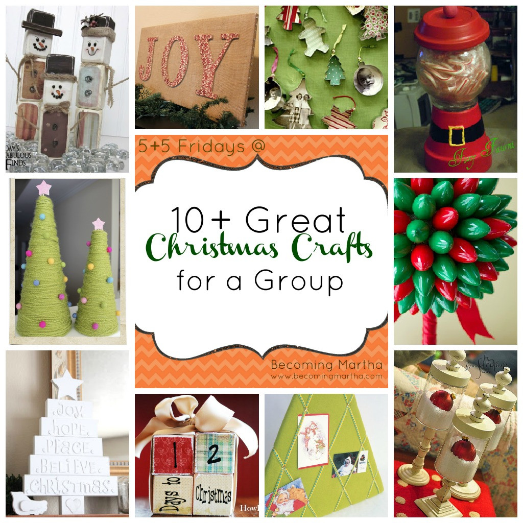 Group Craft Ideas For Adults
 10 Great Group Christmas Crafts