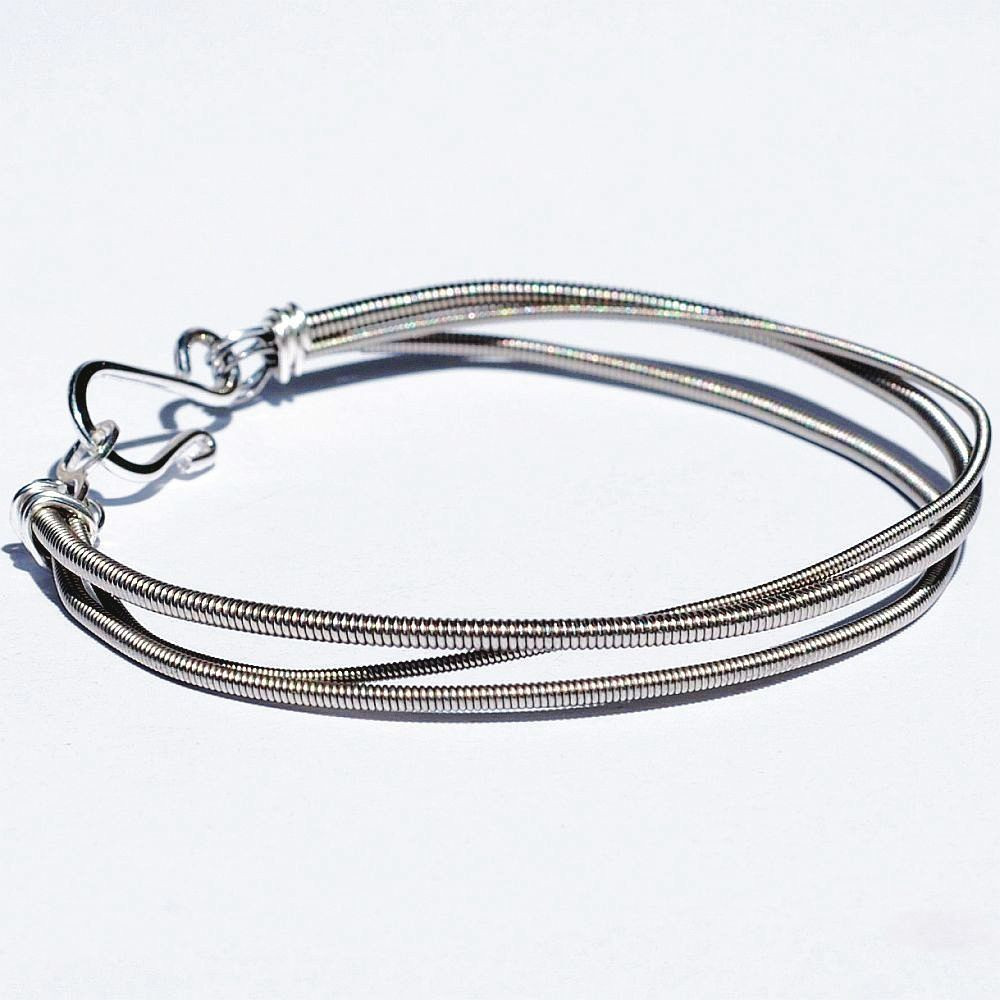 Guitar String Bracelet
 Guitar String Jewelry by Tanith Rohe Bass Guitar String