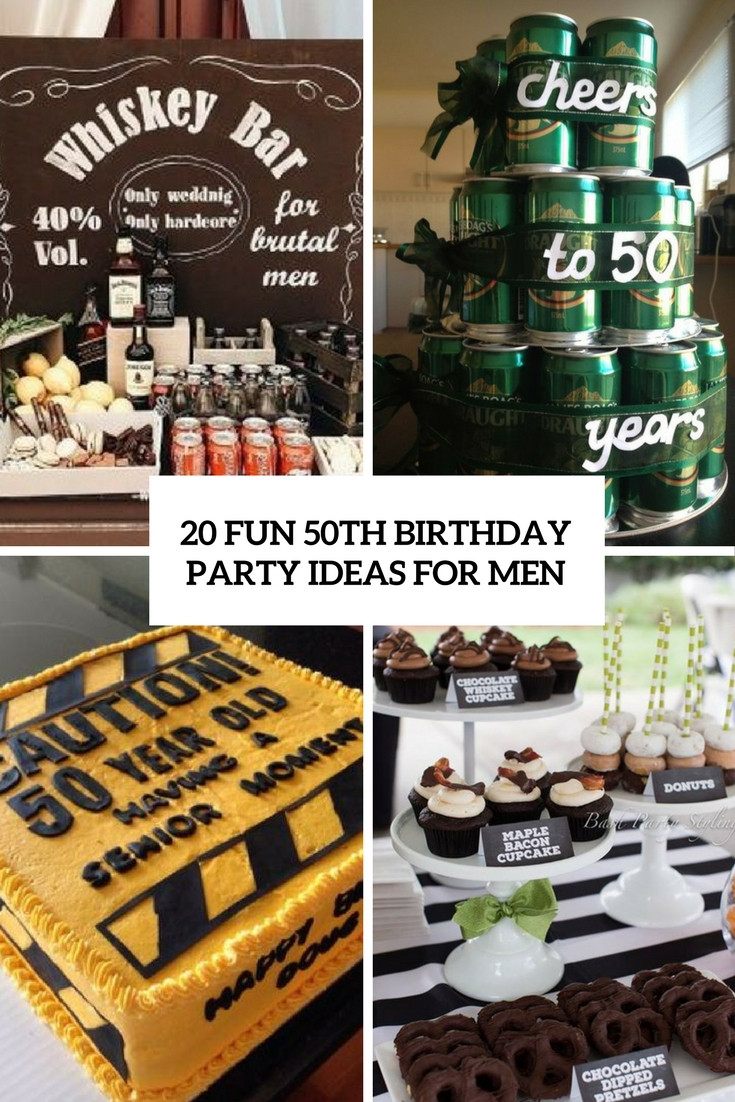 Guys Birthday Party Ideas
 20 Fun 50th Birthday Party Ideas For Men Shelterness