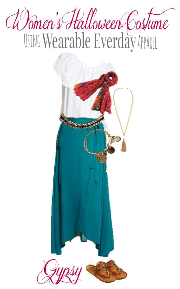 Gypsy Costume DIY
 DIY Gypsy Costume Using Everyday Clothes You Can Wear