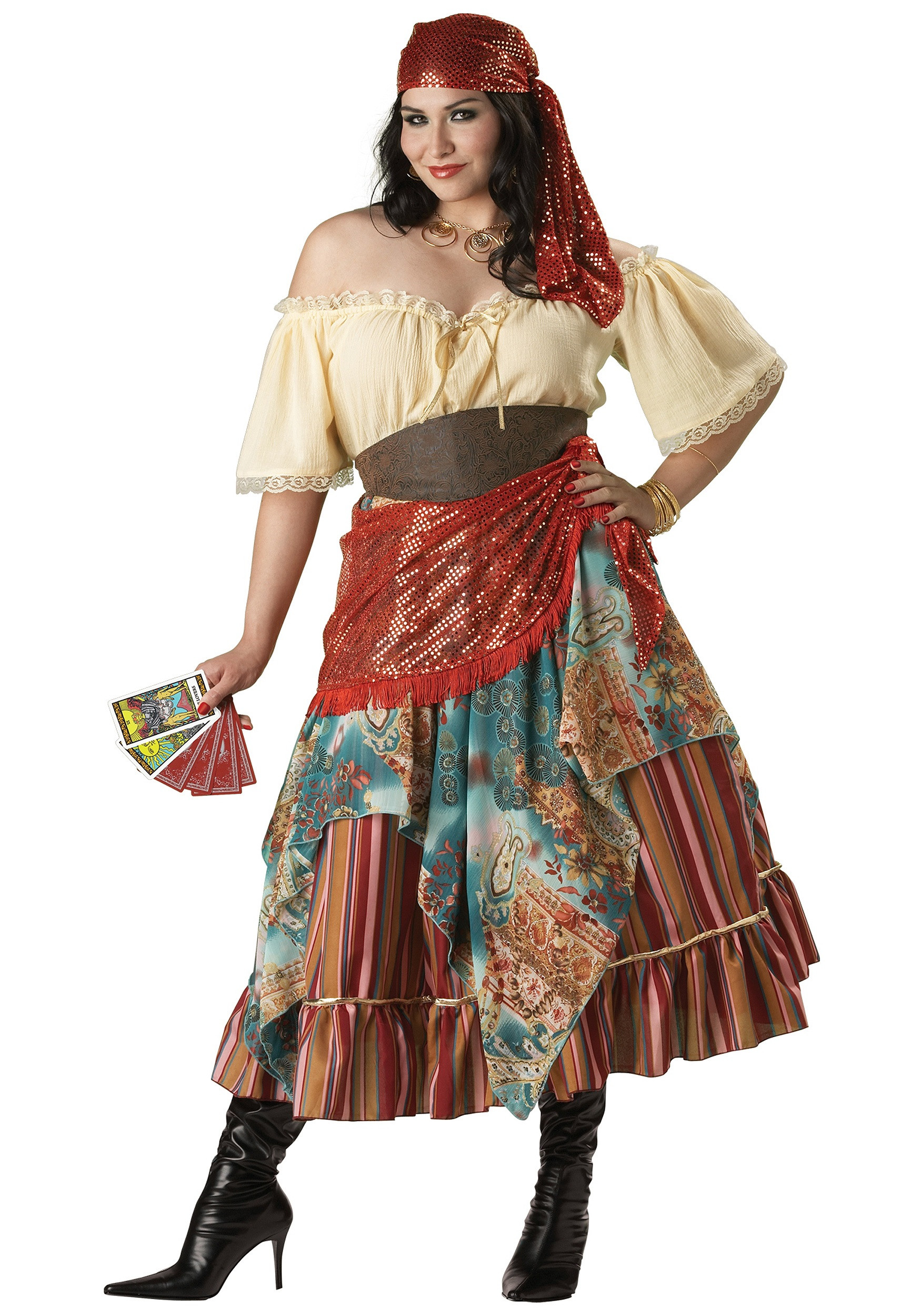 Gypsy Costume DIY
 Plus Size Fortune Teller Costume