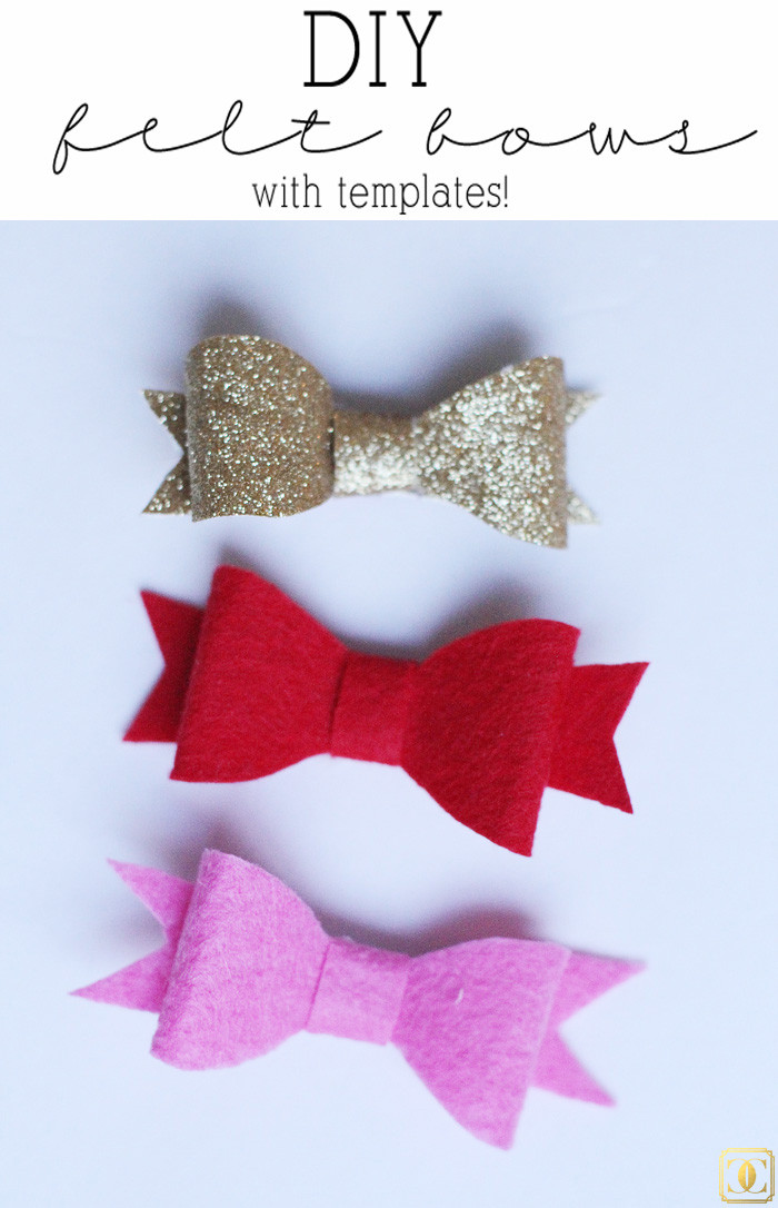 Hair Bow DIY
 DIY Felt Hair Bows