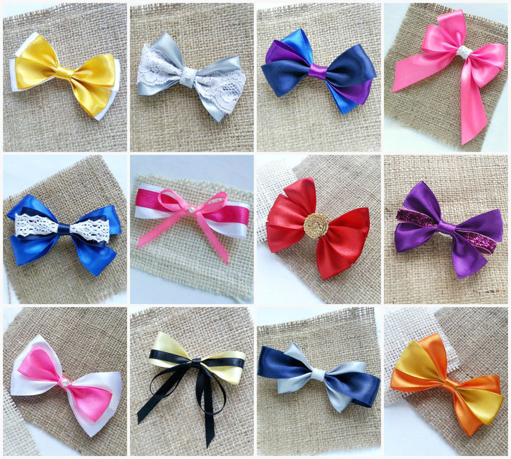 Hair Bow DIY
 DIY Hair Bows 12 Patterns 4 Steps with