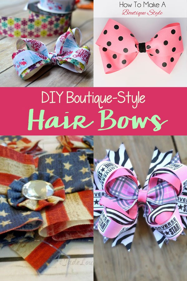 Hair Bow DIY
 DIY Boutique Style Hair Bows