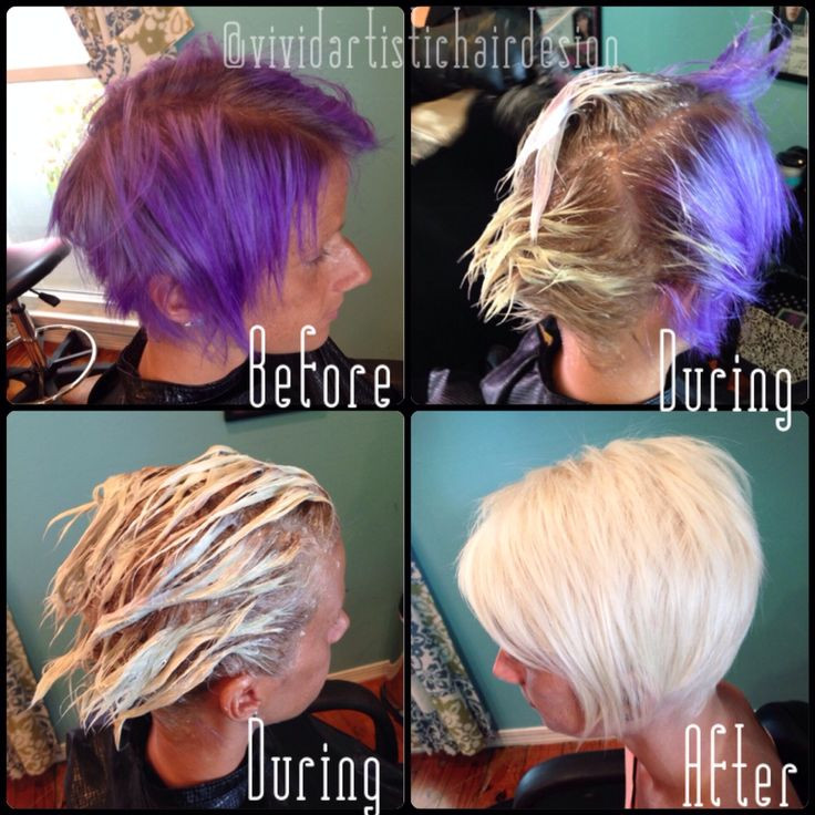Hair Color Remover DIY
 COLOR CORRECTION Homemade Purple To Platinum