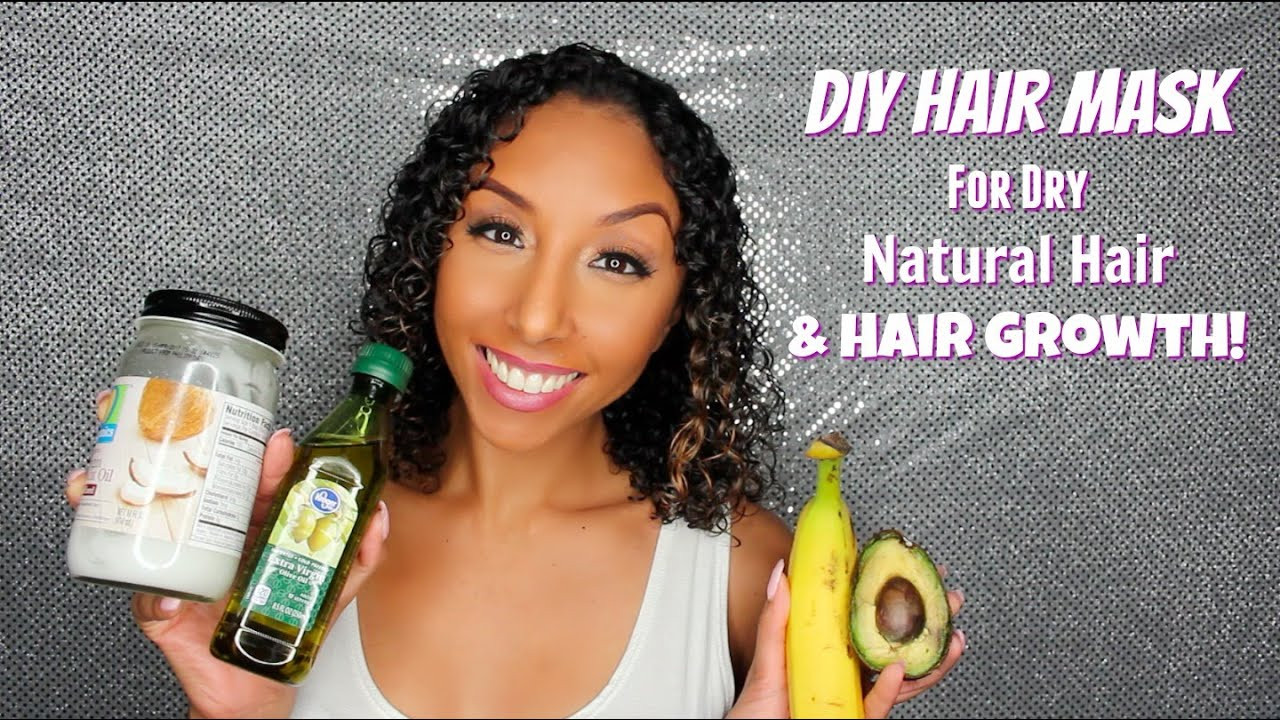 Hair Mask For Dry Hair DIY
 DIY Hair Mask for Dry Natural Hair and Hair Growth