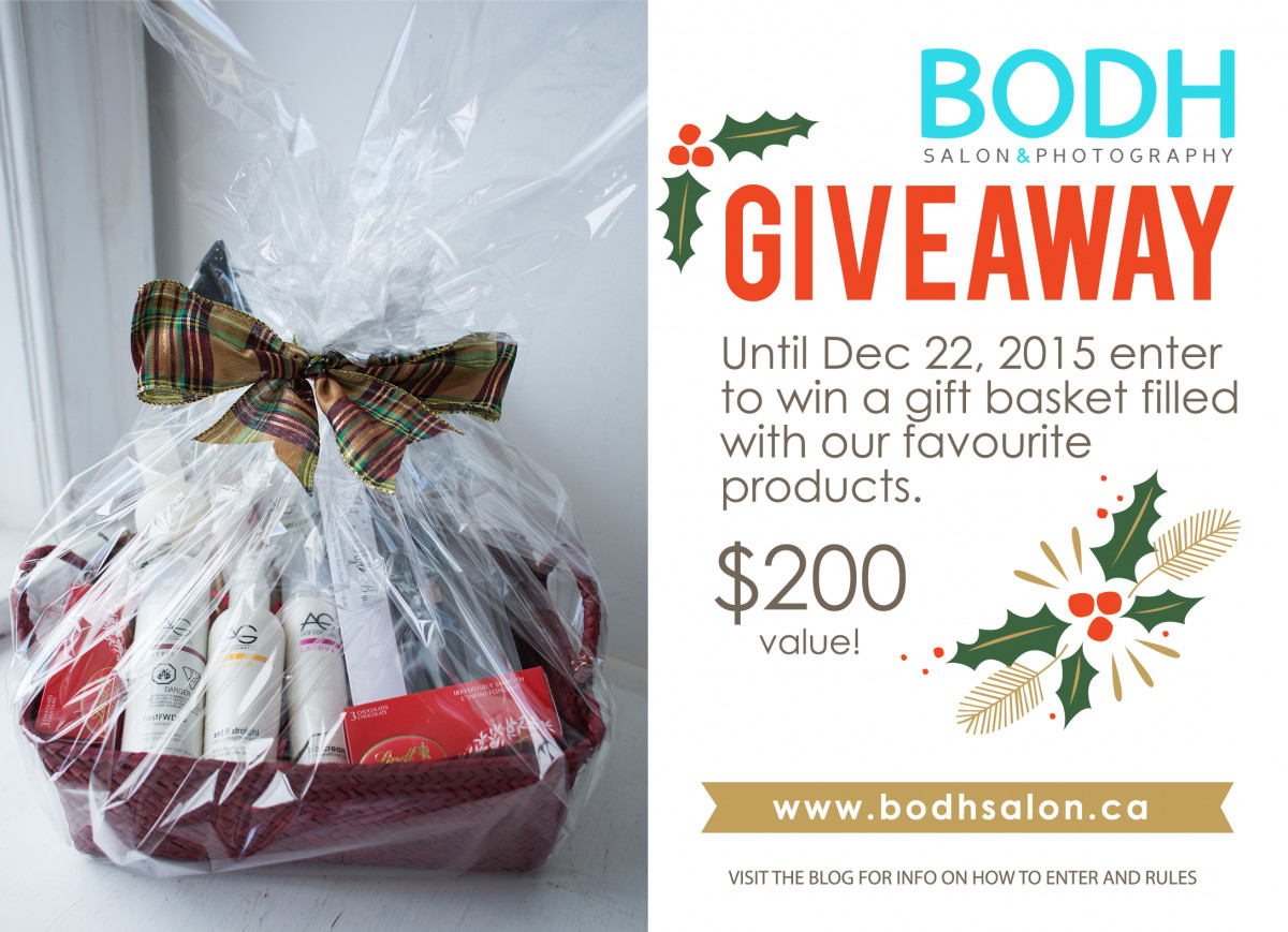 Hair Stylist Gift Basket Ideas
 2015 Gift Basket Giveaway CLOSED Bodh Salon