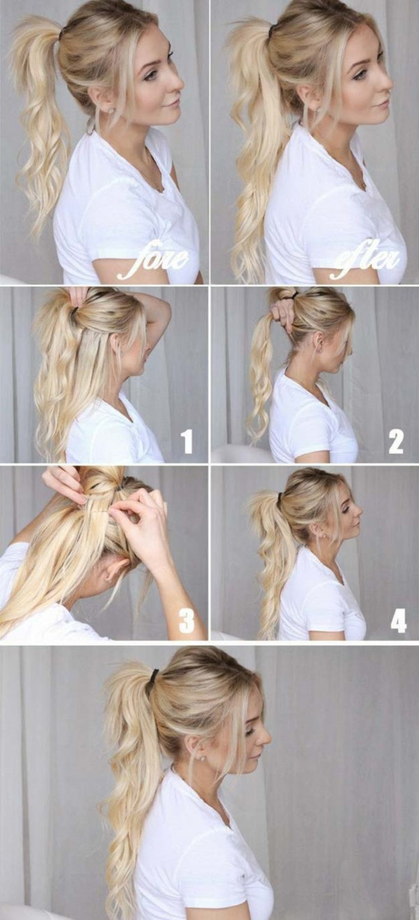 Hairstyle Easy Step By Step
 35 Quick and Easy Step by Step Hairstyles for Girls