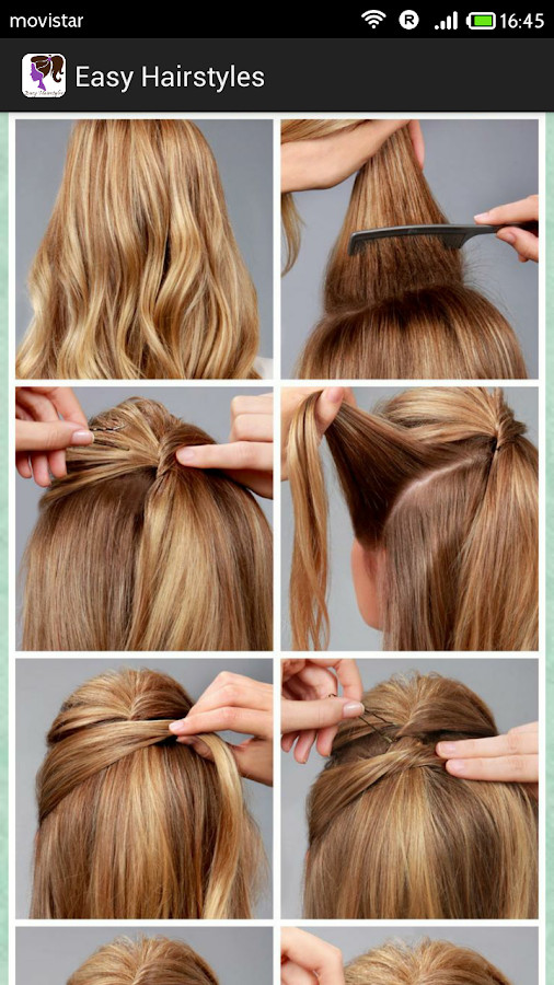 Hairstyle Easy Step By Step
 Easy Hairstyles Step by Step Android Apps on Google Play