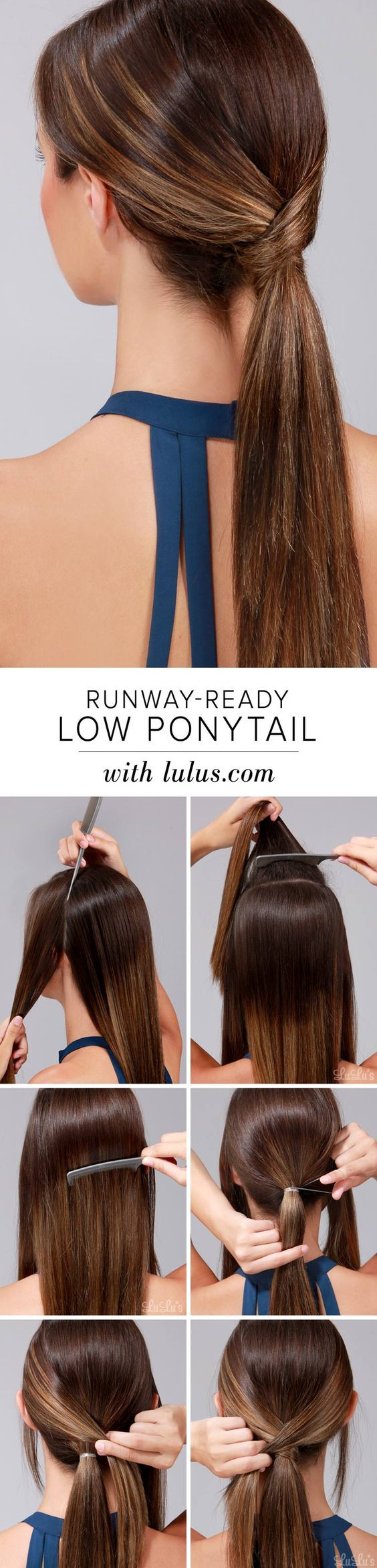Hairstyle Easy Step By Step
 30 Simple Easy Ponytail Hairstyles for Lazy Girls