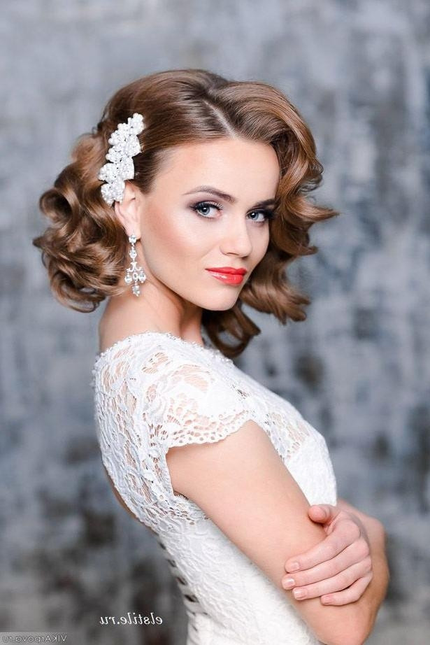 Hairstyle For Bridesmaid With Short Hair
 15 Collection of Bridal Hairstyles Short Hair
