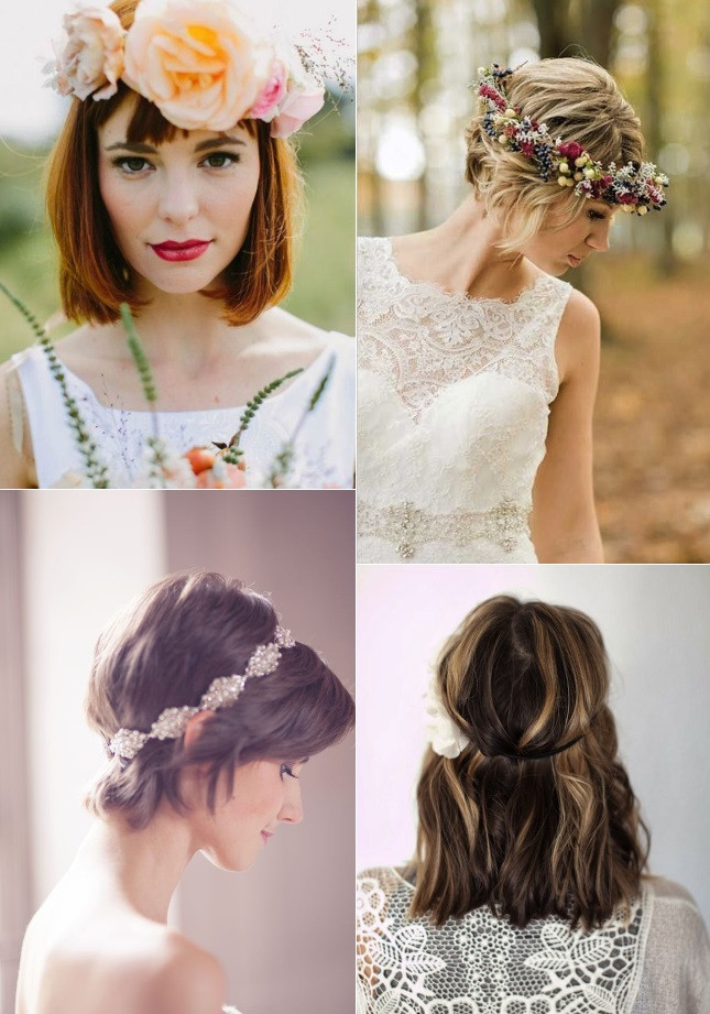 Hairstyle For Bridesmaid With Short Hair
 9 Short Wedding Hairstyles For Brides With Short Hair
