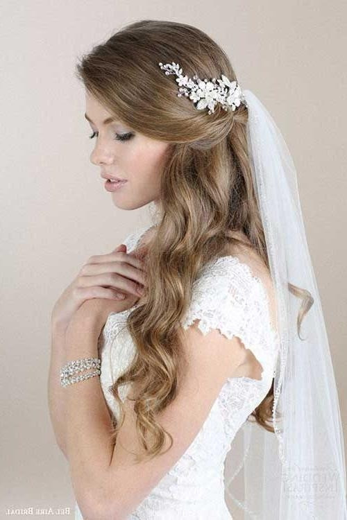 Hairstyles For Brides With Veil
 2019 Latest Elegant Long Hairstyles For Weddings