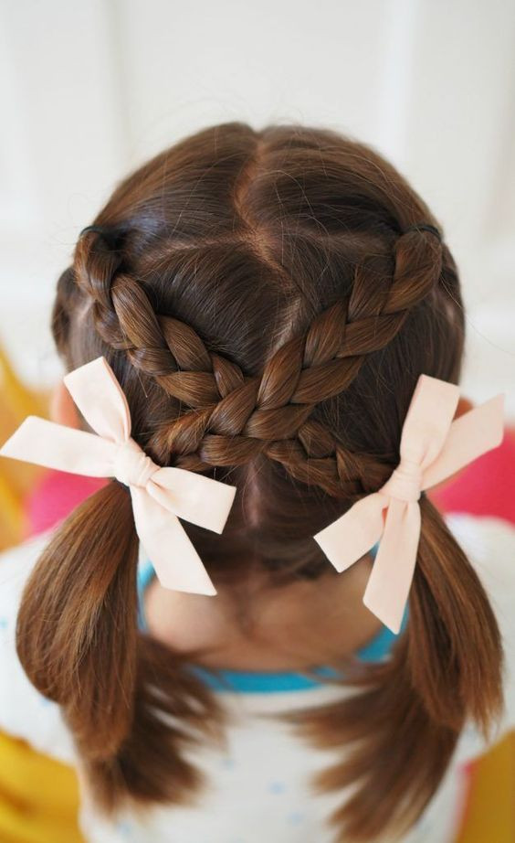 Hairstyles For Girls Braids
 30 Cute Braided Hairstyles for Little Girls