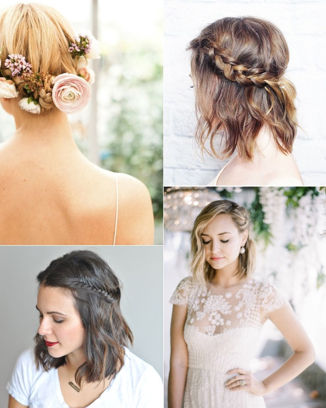 Hairstyles For Short Hair Wedding
 9 Short Wedding Hairstyles For Brides With Short Hair
