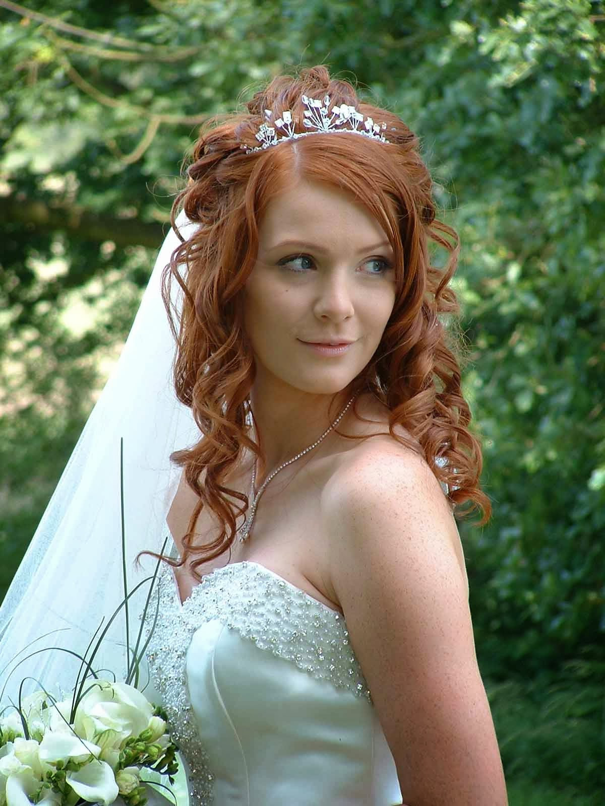 Hairstyles With Tiaras For Brides
 Wedding Hairstyles With Tiara 2014