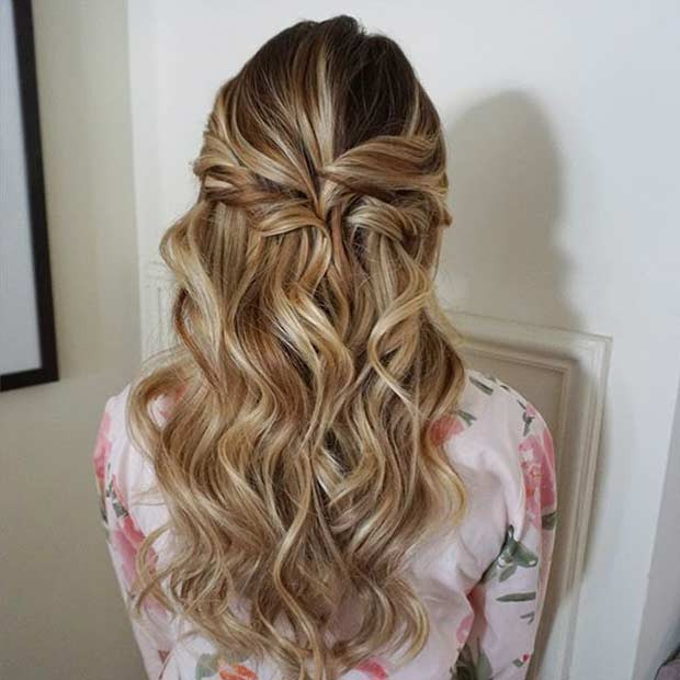 Half Up Curly Hairstyles
 31 Half Up Half Down Prom Hairstyles Page 2 of 3