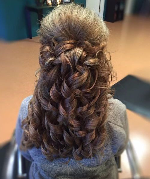 Half Up Curly Hairstyles
 Updates on 2017 Half Up Half Down Hairstyles Latest Ideas
