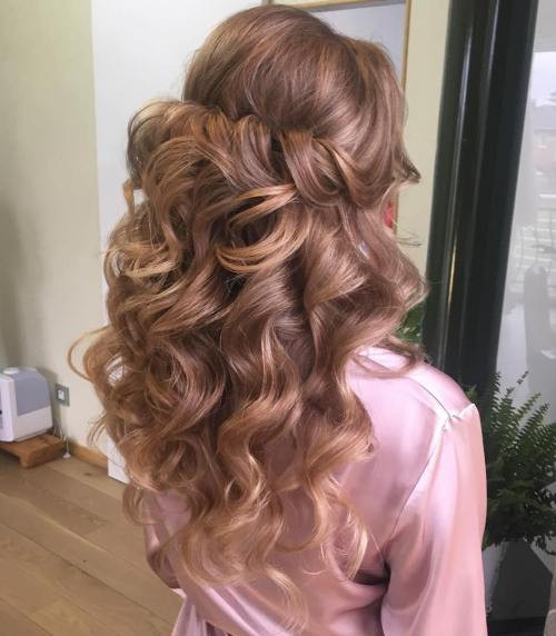 Half Updo Curly Hairstyles
 50 Half Up Half Down Hairstyles for Everyday and Party Looks