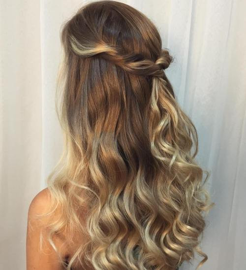 Half Updo Curly Hairstyles
 50 Half Up Half Down Hairstyles for Everyday and Party Looks