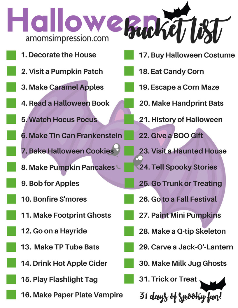Halloween Activities For Teenagers
 31 Fun Halloween Kids Activities To Do Each Day October
