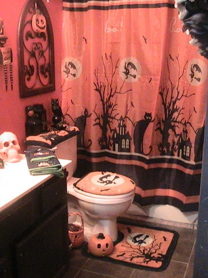Halloween Bathroom Set
 Decor Amazing Halloween Bathroom