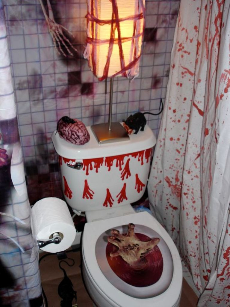 Halloween Bathroom Set
 Halloween Decorations Bathroom to Scare Away Your Guests