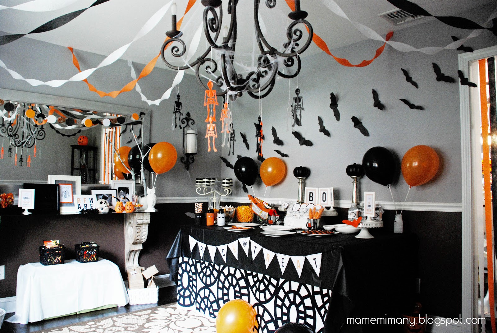 Halloween Birthday Decorations
 MaMeMima real party a halloween party