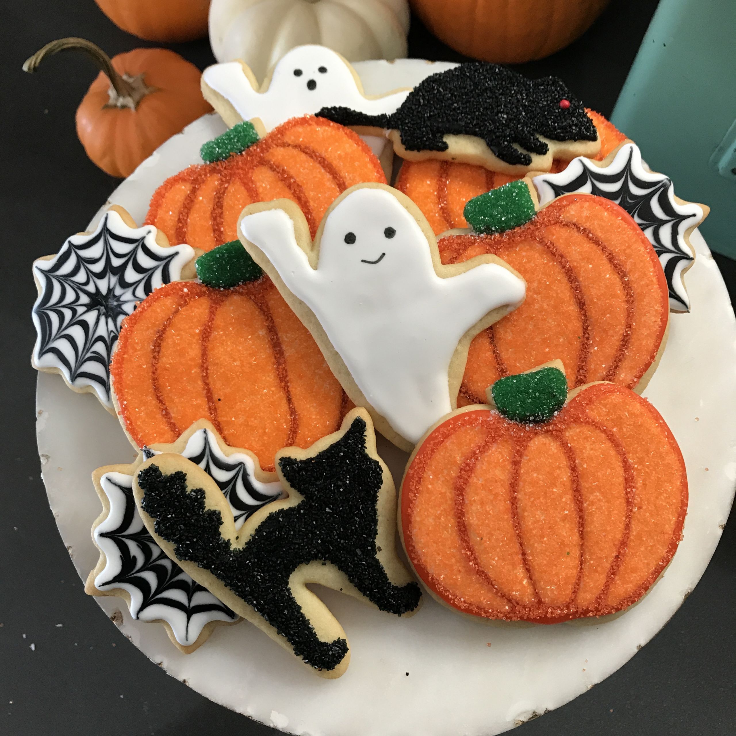 Halloween Cookies Pictures
 Black and White Halloween Cookies – Bakers Brigade