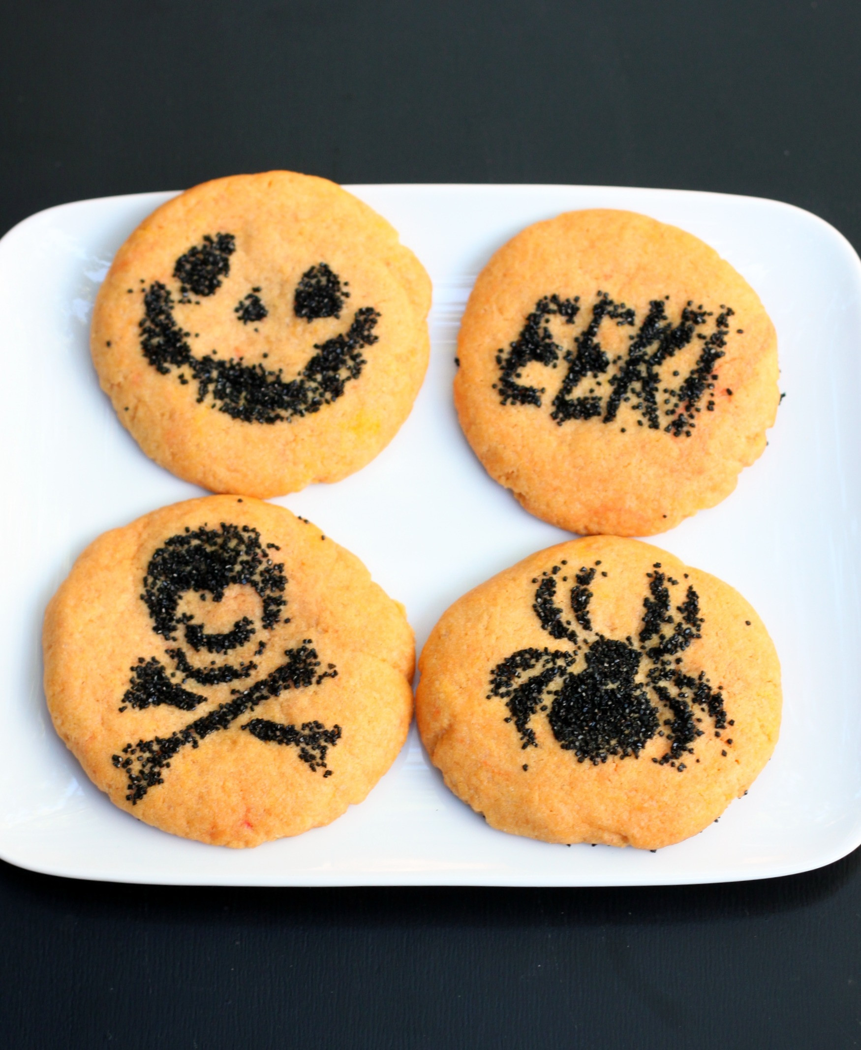 Halloween Cookies Pictures
 Simple Halloween Sugar Cookies